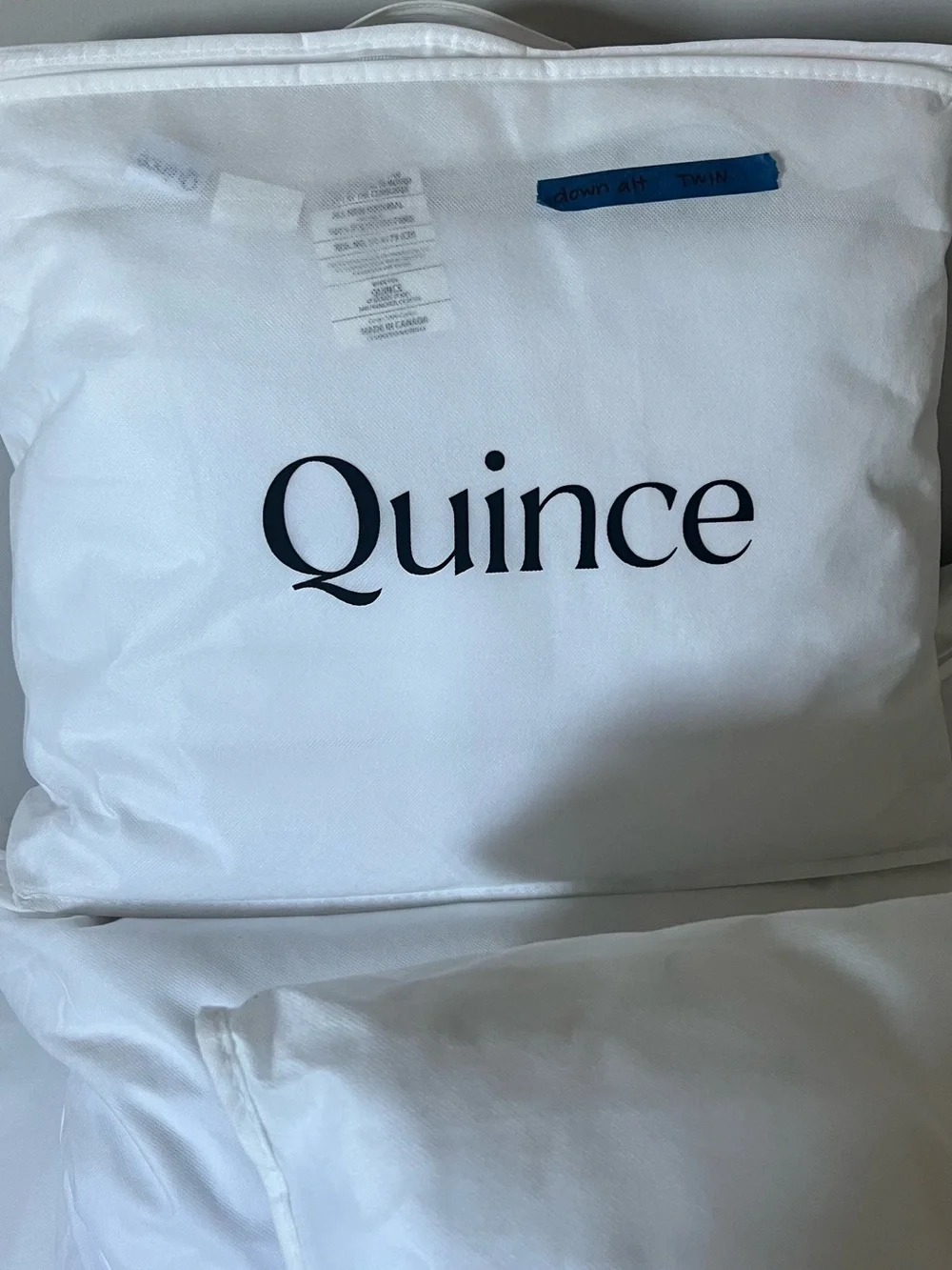 NEW Quince Premium Down Alternative Duvet Insert, Twin